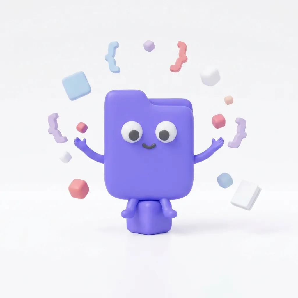 Violet file character juggling brackets